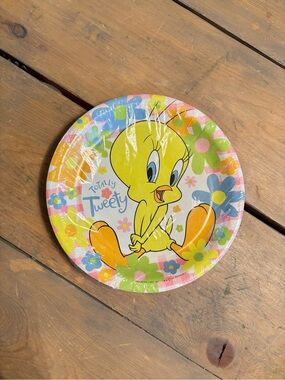 Tweety Bird Paper Party Plates Vintage
